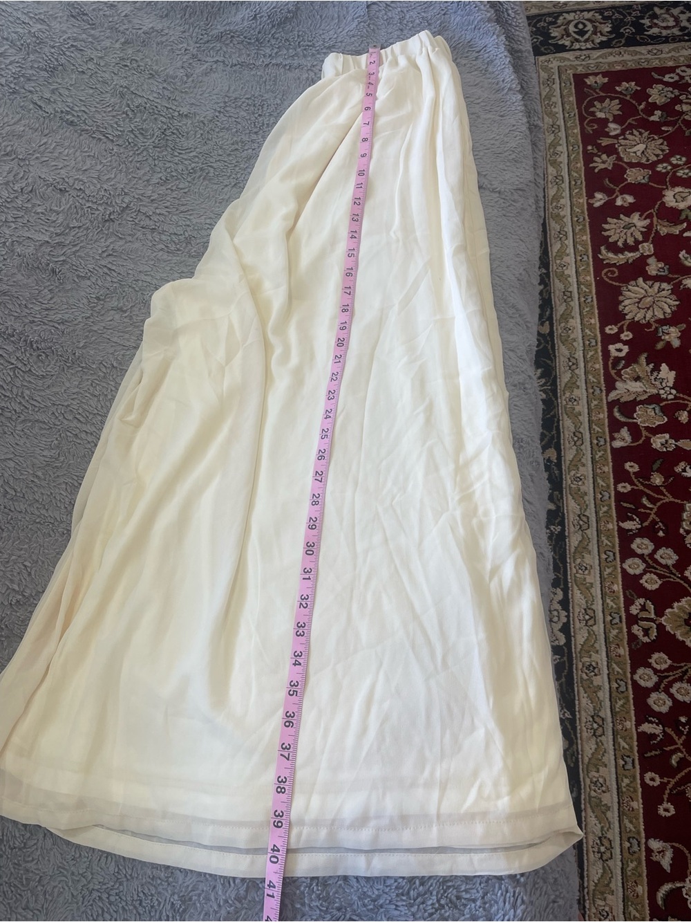 Classic White Palazzo Pants with Elastic Waist